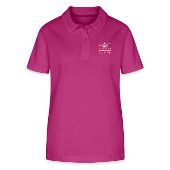 Denmark 52 Years Queen Margrethe 1972 - 2024 - Stanley/Stella Women’s Organic Polo Shirt ELLISER - orchid Flower - Front - Luana (180cm)