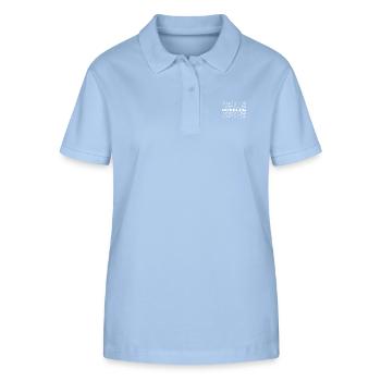 Schuster Schuhmacher Schuh Reparieren Sie Schuh Fixer Schuh - Stanley/Stella Frauen Bio-Poloshirt ELLISER - sky Blue - Vorne - Luana (180cm)