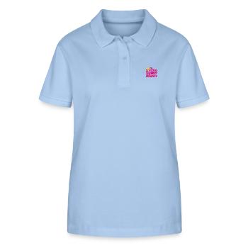 Sunny Summer Moments Vibes Summer Sun - Stanley/Stella Women’s Organic Polo Shirt ELLISER - sky blue - Front - Luana (180cm)