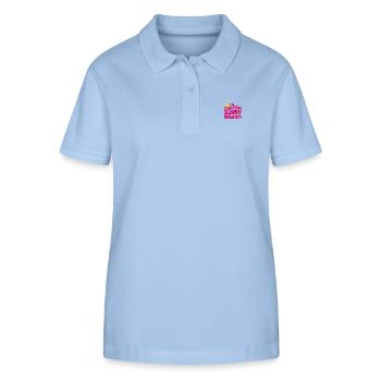 Sunny Summer Moments Vibes Summer Sun - Stanley/Stella Women’s Organic Polo Shirt ELLISER - sky blue - Front - Luana (180cm)