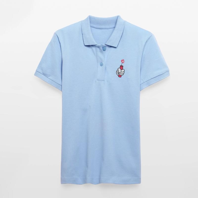 hand held tnt dynamite explode ex Stanley/Stella Women’s Organic Polo Shirt ELLISER