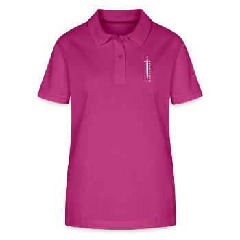 Sword strength white - Stanley/Stella Frauen Bio-Poloshirt ELLISER - Orchidee - Vorne - Luana (180cm)