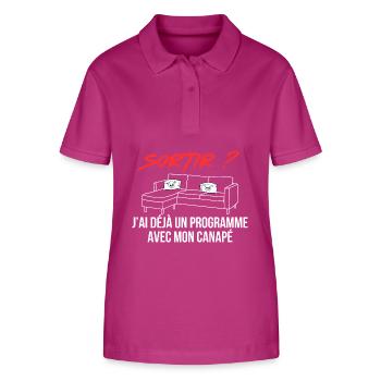 I already have a program with my sofa - Stanley/Stella Women’s Organic Polo Shirt ELLISER - orchid Flower - Front - Luana (180cm)