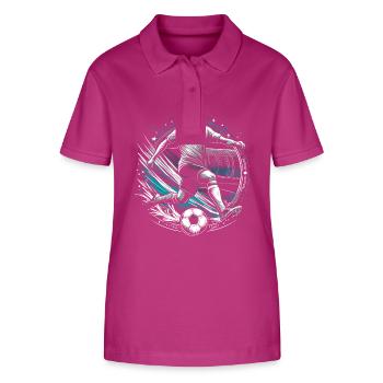 Footballeur - Polo bio ELLISER Stanley/Stella Femme - mauve orchidée - Devant - Luana (180cm)