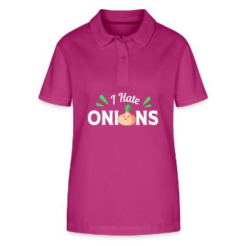 Zwiebel - Stanley/Stella Frauen Bio-Poloshirt ELLISER - Orchidee - Vorne - Luana (180cm)