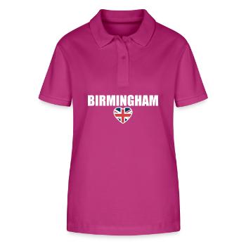 Birmingham Grande-Bretagne Drapeau britannique - Polo bio ELLISER Stanley/Stella Femme - mauve orchidée - Devant - Luana (180cm)