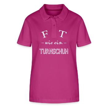 Fit wie ein Turnschuh, Gym, Sportdesign - Stanley/Stella Frauen Bio-Poloshirt ELLISER - Orchidee - Vorne - Luana (180cm)