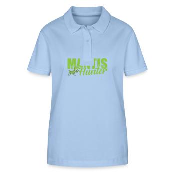Mantis Hunter - Stanley/Stella Frauen Bio-Poloshirt ELLISER - sky Blue - Vorne - Luana (180cm)