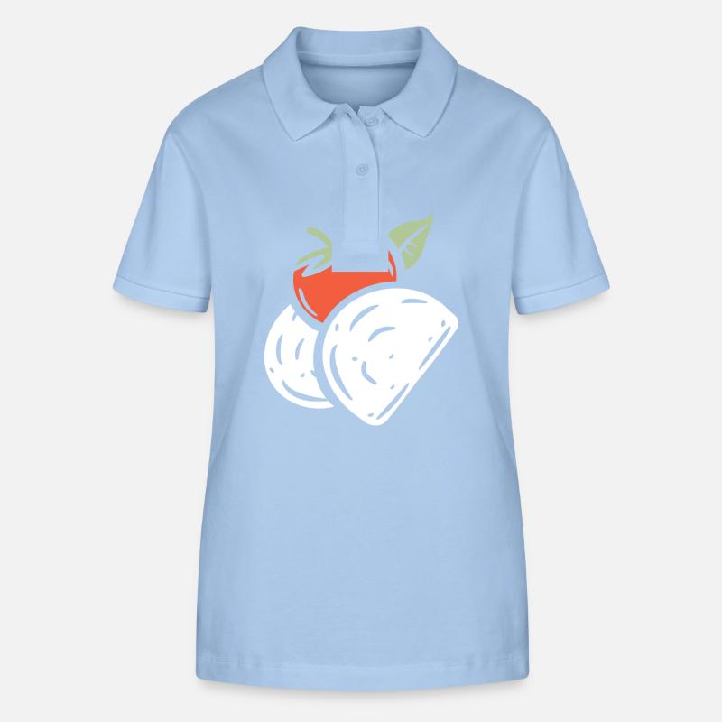 Mozzarella - Stanley/Stella Frauen Bio-Poloshirt ELLISER - sky Blue