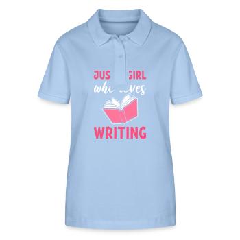 Author - Stanley/Stella Women’s Organic Polo Shirt ELLISER - sky blue - Front - Luana (180cm)