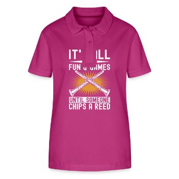 Clarinet Wind Instrument Clarinet player - Stanley/Stella Women’s Organic Polo Shirt ELLISER - orchid Flower - Front - Luana (180cm)