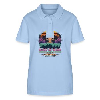 Melonen-Fruchteis-Dessert für Melonen Fan - Stanley/Stella Frauen Bio-Poloshirt ELLISER - sky Blue - Vorne - Luana (180cm)