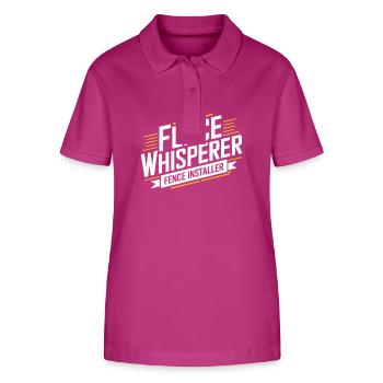 Zauninstallateur Zaunbauer Fence Installer - Stanley/Stella Frauen Bio-Poloshirt ELLISER - Orchidee - Vorne - Luana (180cm)