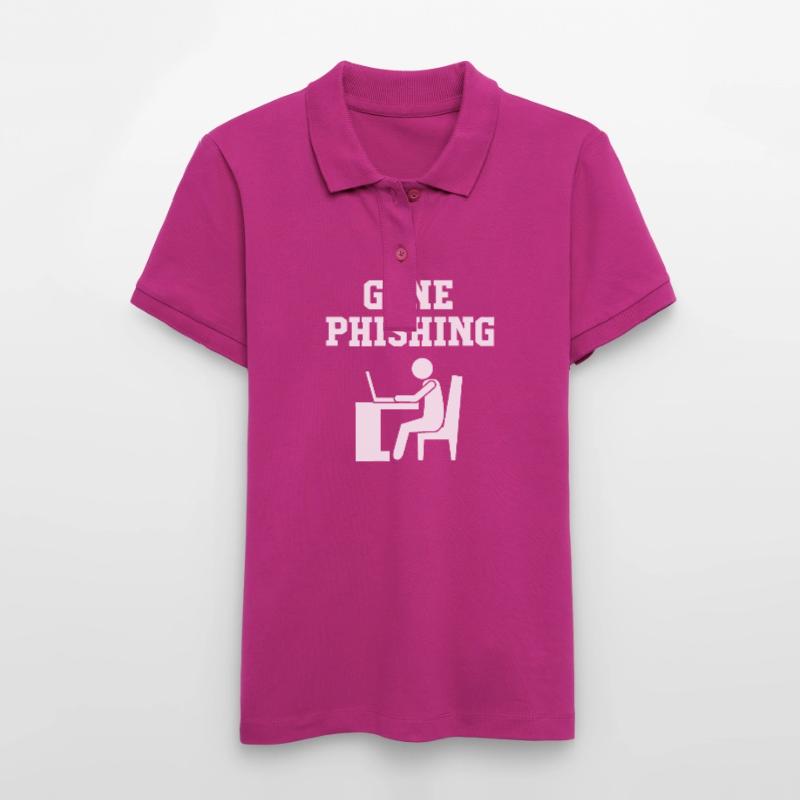 Cybersecurity Cyber Programmer Hacker Stanley/Stella Women’s Organic Polo Shirt ELLISER