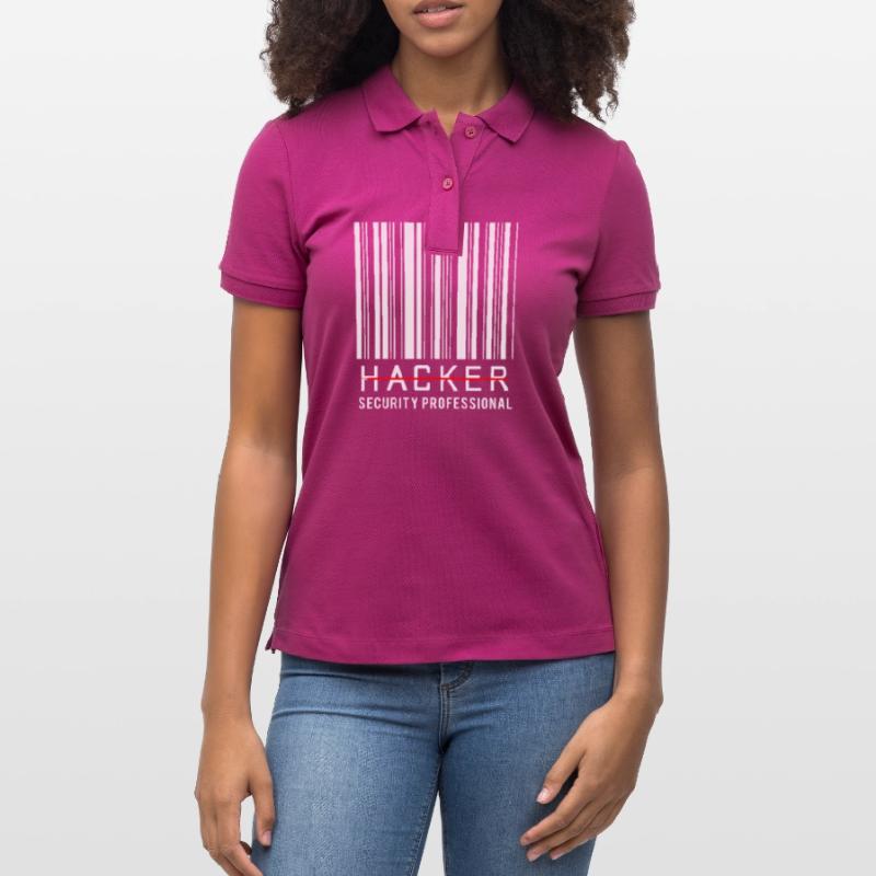 Cybersecurity Cyber Programmer Hacker Stanley/Stella Women’s Organic Polo Shirt ELLISER