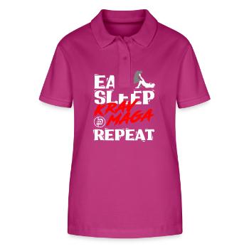 Krav Maga - Stanley/Stella Frauen Bio-Poloshirt ELLISER - Orchidee - Vorne - Luana (180cm)