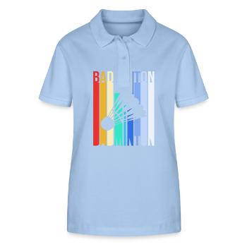 Badminton - Stanley/Stella Women’s Organic Polo Shirt ELLISER - sky blue - Front - Luana (180cm)