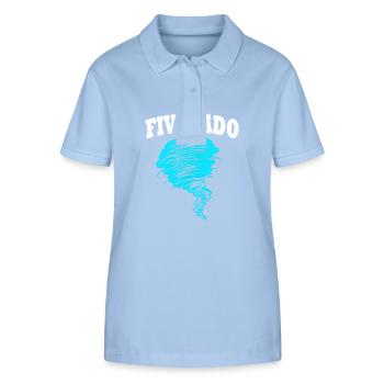 Tornado Birthday Children's Birthday Party - Stanley/Stella Women’s Organic Polo Shirt ELLISER - sky blue - Front - Luana (180cm)