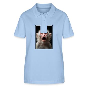 Macaque Macaque - Stanley/Stella Women’s Organic Polo Shirt ELLISER - sky blue - Front - Luana (180cm)