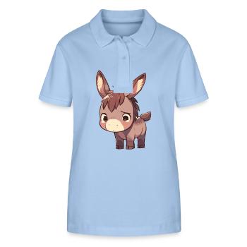 Mules Mule - Stanley/Stella Women’s Organic Polo Shirt ELLISER - sky blue - Front - Luana (180cm)