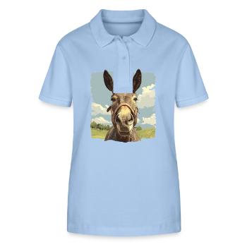 Mules Mule - Stanley/Stella Women’s Organic Polo Shirt ELLISER - sky blue - Front - Luana (180cm)