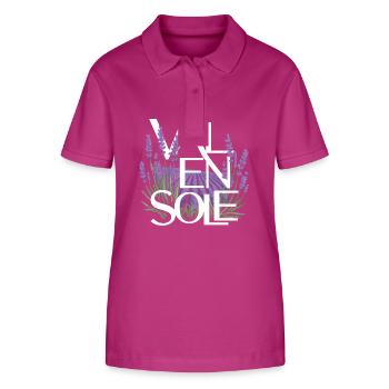 Valensole - Polo bio ELLISER Stanley/Stella Femme - mauve orchidée - Devant - Luana (180cm)