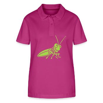 Grasshopper - Stanley/Stella Women’s Organic Polo Shirt ELLISER - orchid Flower - Front - Luana (180cm)
