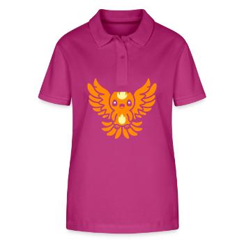 phénix - Polo bio ELLISER Stanley/Stella Femme - mauve orchidée - Devant - Luana (180cm)