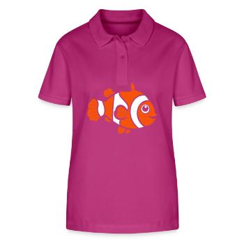 Clownfisch - Stanley/Stella Frauen Bio-Poloshirt ELLISER - Orchidee - Vorne - Luana (180cm)