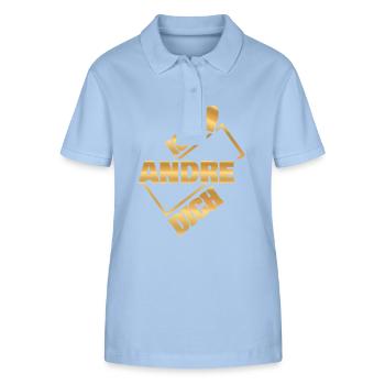 Andre - Polo bio ELLISER Stanley/Stella Femme - bleu ciel - Devant - Luana (180cm)