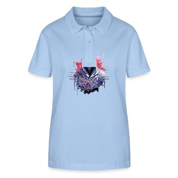 Ninja Game Urbain City Life Mistery Shadow - Stanley/Stella Women’s Organic Polo Shirt ELLISER - sky blue - Front - Luana (180cm)