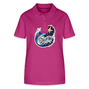 Dream Big - Sternschnuppe Illustration - Stanley/Stella Frauen Bio-Poloshirt ELLISER - Orchidee - Vorne - Luana (180cm)