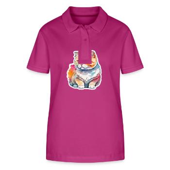 Scottish Fold Scottish Fold-Eared Cat - Stanley/Stella Women’s Organic Polo Shirt ELLISER - orchid Flower - Front - Luana (180cm)