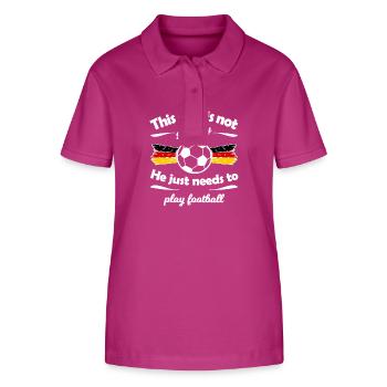 Das deutsche Fußball Wunder - Stanley/Stella Frauen Bio-Poloshirt ELLISER - Orchidee - Vorne - Luana (180cm)