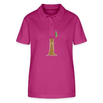 arbre, icône, nature, vert, plante - Polo bio ELLISER Stanley/Stella Femme - mauve orchidée - Devant - Luana (180cm)