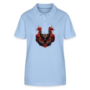 Unerfüllter Schatten - Stanley/Stella Frauen Bio-Poloshirt ELLISER - sky Blue - Vorne - Luana (180cm)