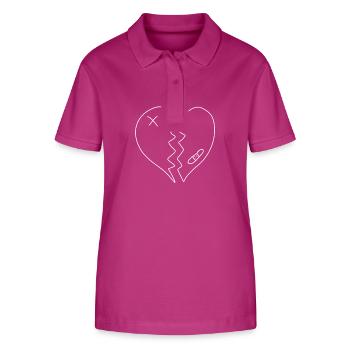 Herz gebrochen Narben - Stanley/Stella Frauen Bio-Poloshirt ELLISER - Orchidee - Vorne - Luana (180cm)