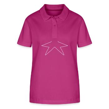 Stern form symbol - Stanley/Stella Frauen Bio-Poloshirt ELLISER - Orchidee - Vorne - Luana (180cm)