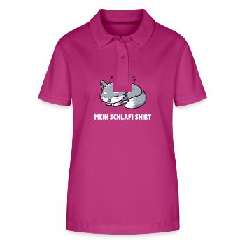 Cute Little Sleeping Wolf - Stanley/Stella Women’s Organic Polo Shirt ELLISER - orchid Flower - Front - Luana (180cm)