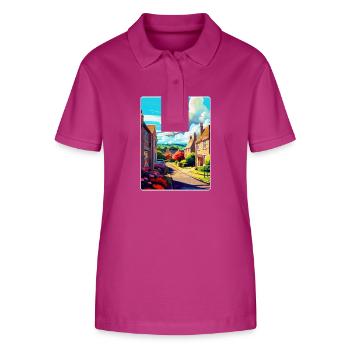 Bathampton, England, Vereinigtes Königreich, Reiseposter, Souvenir, WPA - Stanley/Stella Frauen Bio-Poloshirt ELLISER - Orchidee - Vorne - Luana (180cm)