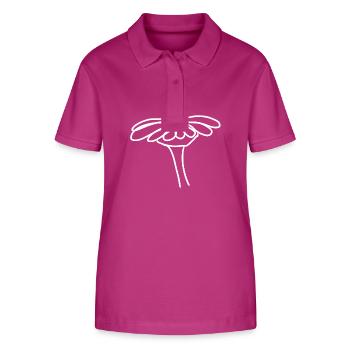 Page d’icône de fleur - Polo bio ELLISER Stanley/Stella Femme - mauve orchidée - Devant - Luana (180cm)