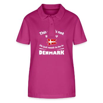 Die Heimat in Dänemark - Stanley/Stella Frauen Bio-Poloshirt ELLISER - Orchidee - Vorne - Luana (180cm)