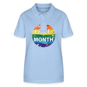 LGBTQ Pride Month - Stanley/Stella Women’s Organic Polo Shirt ELLISER - sky blue - Front - Luana (180cm)