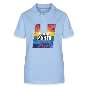 LGBTQ Pride Month - Stanley/Stella Frauen Bio-Poloshirt ELLISER - sky Blue - Vorne - Luana (180cm)