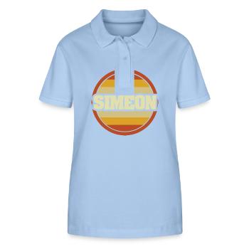 First name Simeon - Stanley/Stella Women’s Organic Polo Shirt ELLISER - sky blue - Front - Luana (180cm)