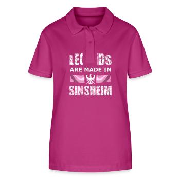 Die Sinsheimer Fans - Stanley/Stella Frauen Bio-Poloshirt ELLISER - Orchidee - Vorne - Luana (180cm)