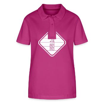 Selma comme prénom - Polo bio ELLISER Stanley/Stella Femme - mauve orchidée - Devant - Luana (180cm)