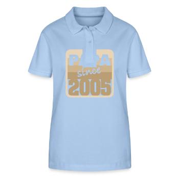 2005 - Stanley/Stella Women’s Organic Polo Shirt ELLISER - sky blue - Front - Luana (180cm)