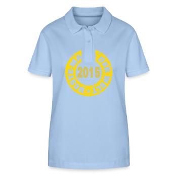 Muttertag 2015 - Stanley/Stella Frauen Bio-Poloshirt ELLISER - sky Blue - Vorne - Luana (180cm)