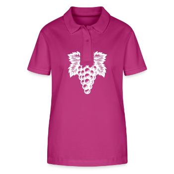 Grapes Bunch Grape Motif - Stanley/Stella Women’s Organic Polo Shirt ELLISER - orchid Flower - Front - Luana (180cm)